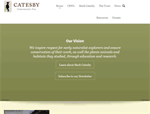 Tablet Screenshot of catesbytrust.org